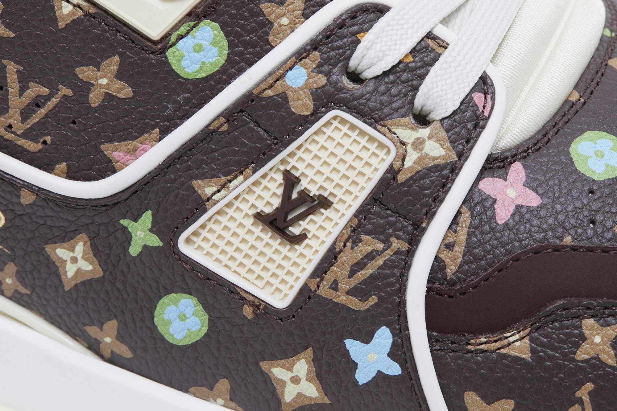 Buy Louis Vuitton Trainer Mocha Multi Color Monogram 1ACXB1 GOAT UK
