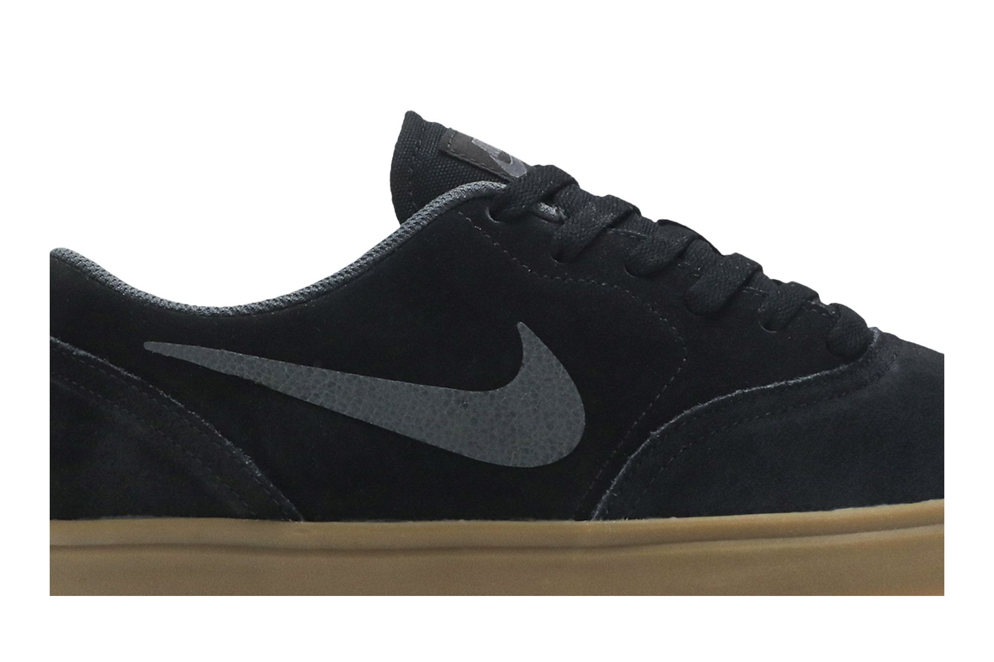 Nike sb check solar leather black best sale