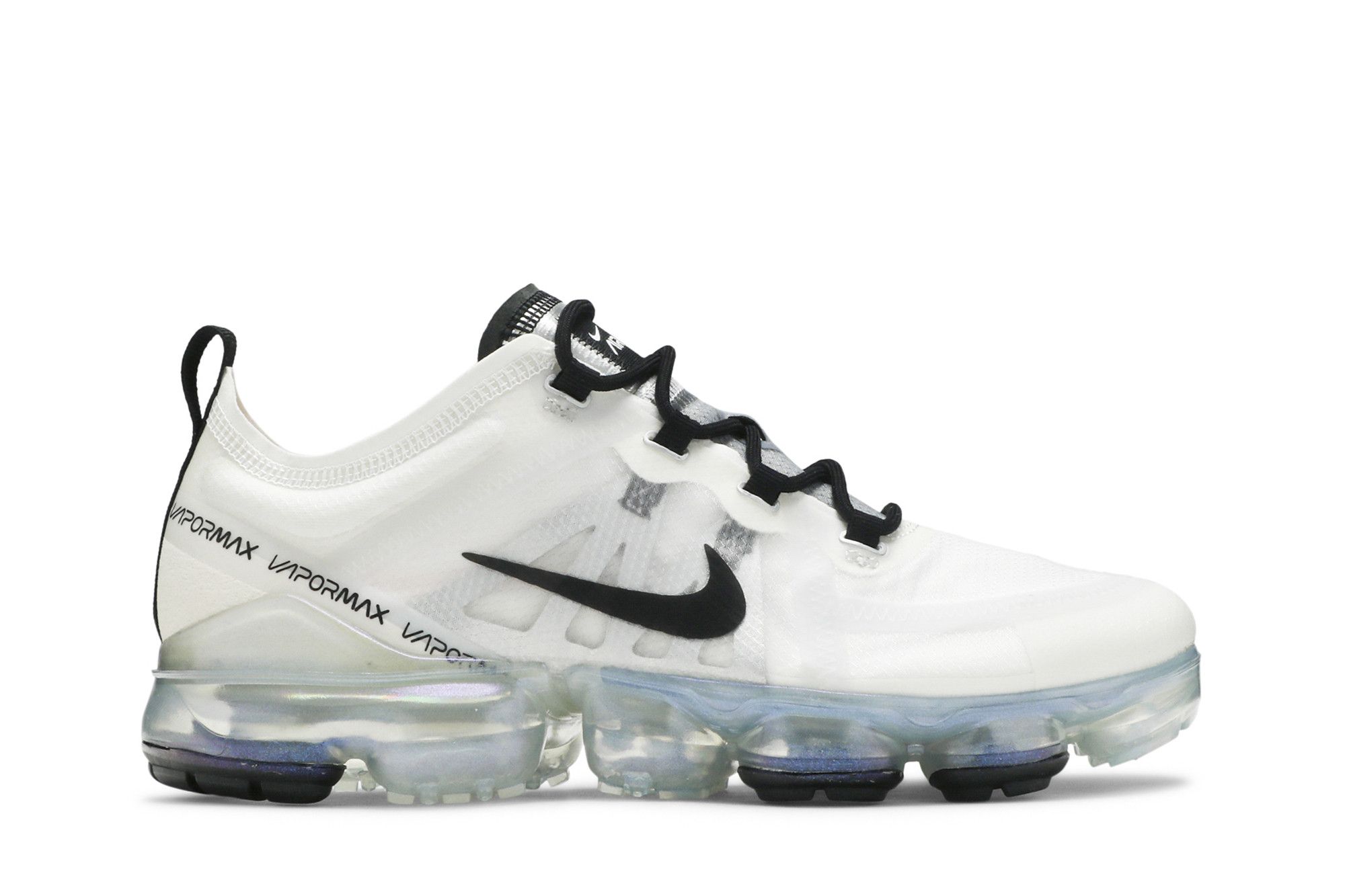 Nike wmns vapormax 2019 white/black-pale/ivory-metallic silver clearance