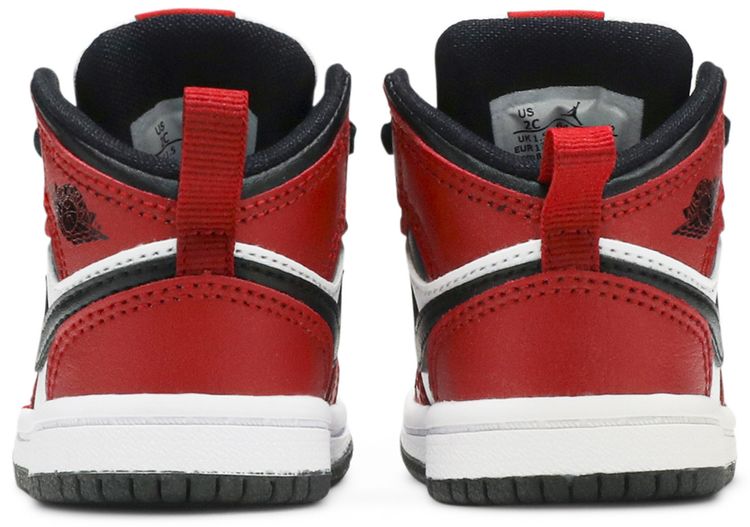 Air Jordan 1 Mid TD Chicago Black Toe