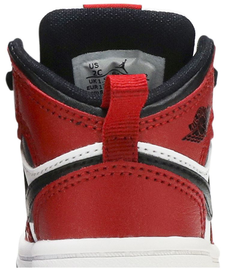 Air Jordan 1 Mid TD Chicago Black Toe