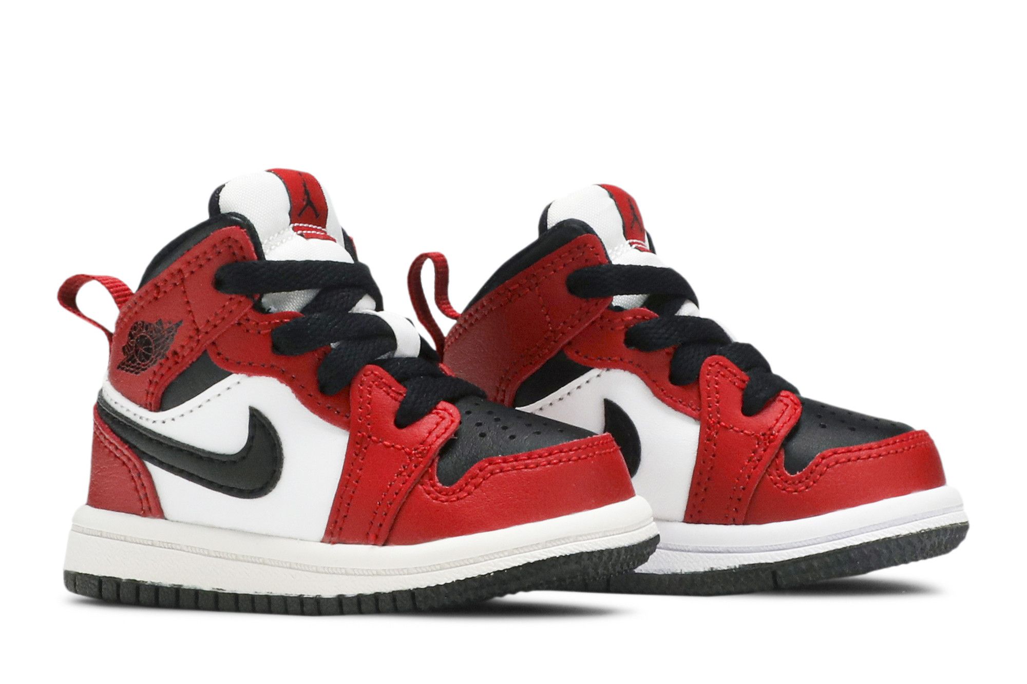 Buy Jordan 1 Mid TD Chicago Black Toe 640735 069 GOAT