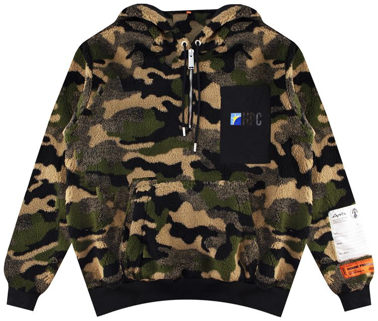 Heron Preston HPC Fleece Hoodie Camouflage