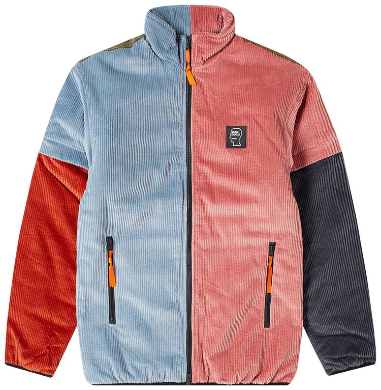Brain Dead Color Blocked Micro Puffer With Removable Sleeves Multi