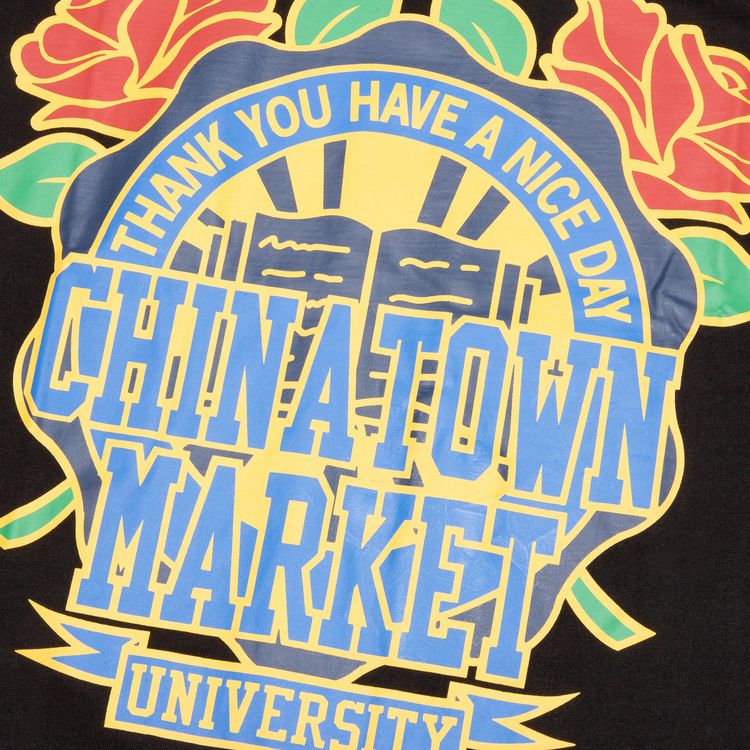 Chinatown Market Glass Smiley T Shirt Black