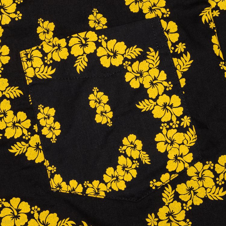 Chinatown Market Smiley Floral Shirt Black