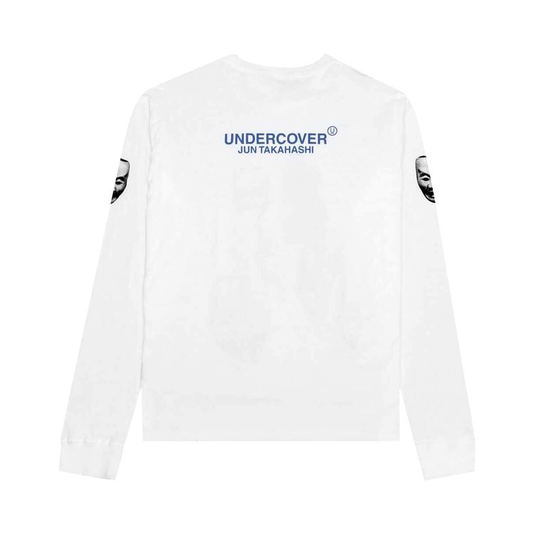 Undercover Fallen Man Mask Pullover White