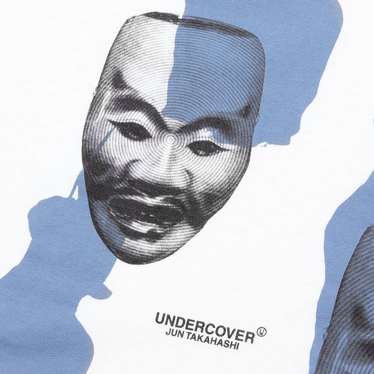 Undercover Fallen Man Mask Pullover White