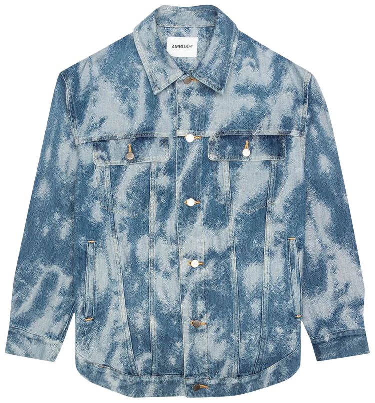 Ambush Denim Jacket Jacquard Indigo