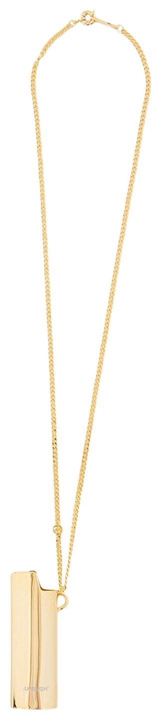 Ambush KK Lighter Case Necklace Gold