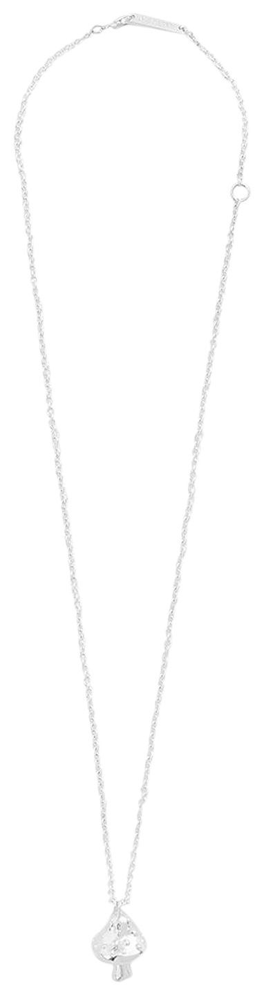 Ambush Mushroom Charm Necklace Silver