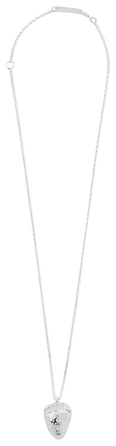 Ambush Strawberry Charm Necklace Silver
