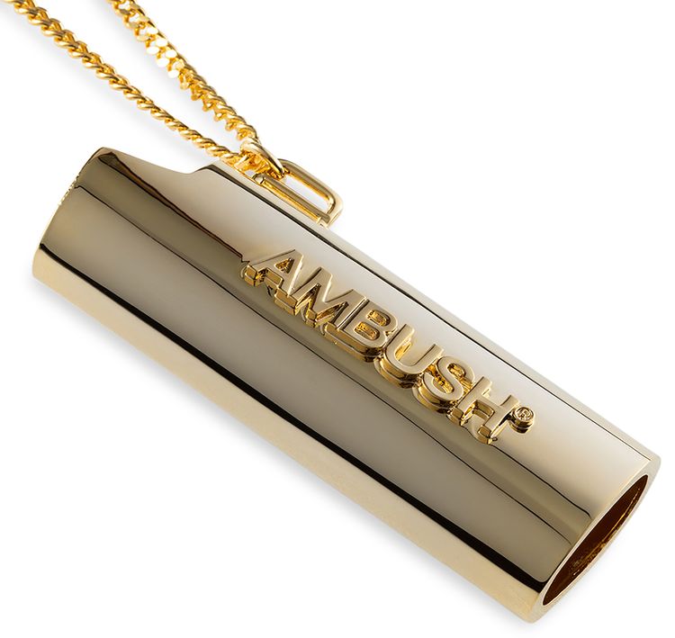 Ambush Logo Lighter Case Necklace GoldGold