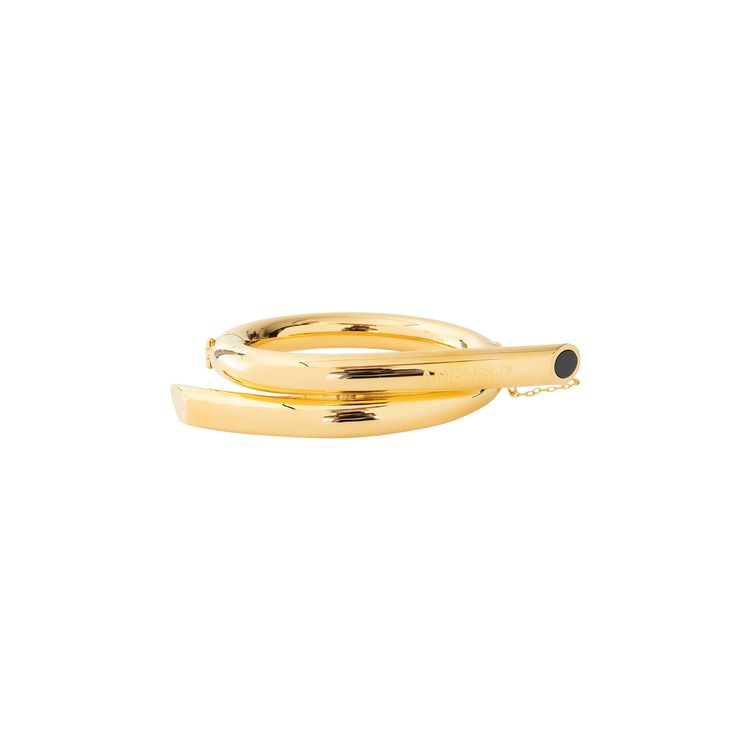 Ambush Pipe Bracelet Stone GoldBlack