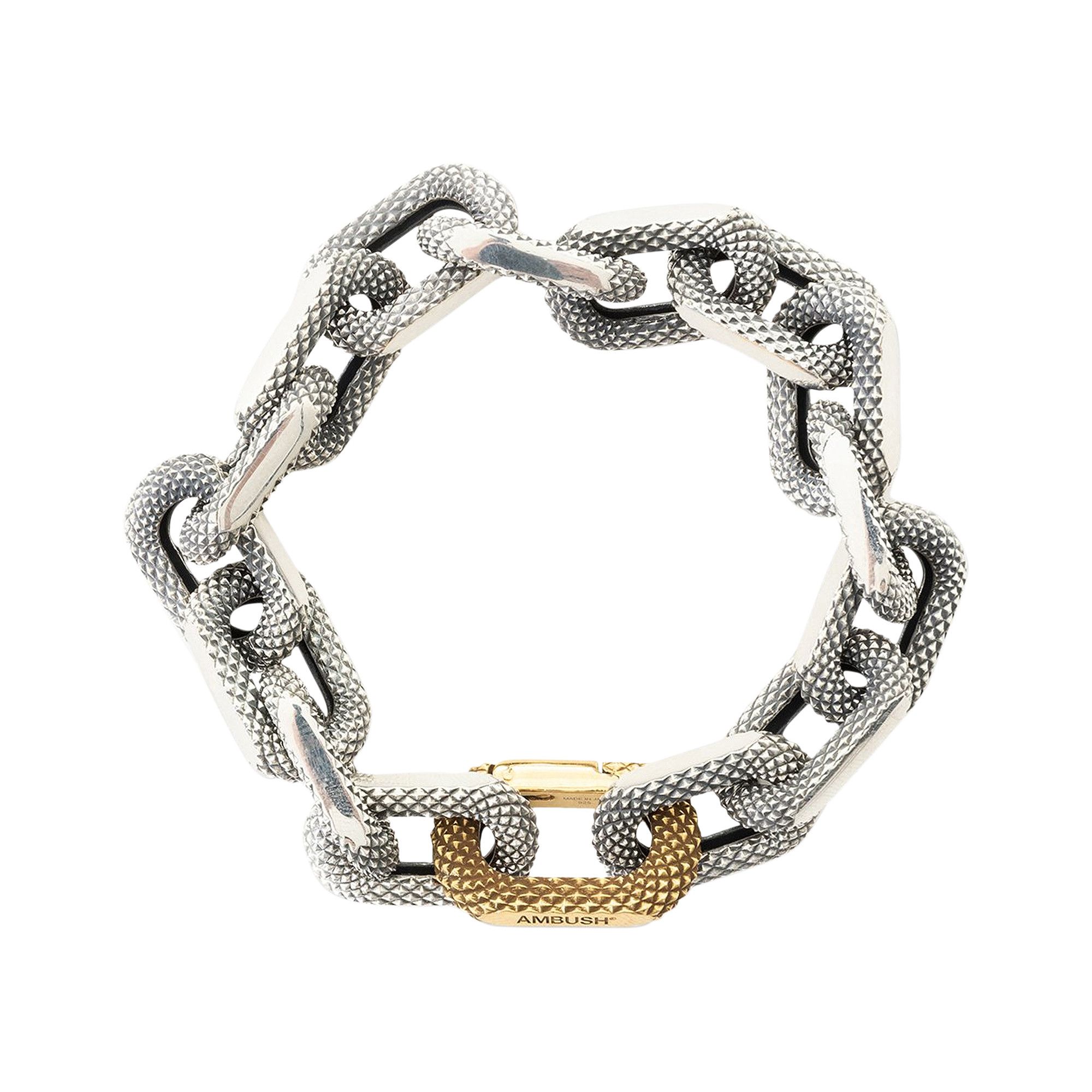 【AMBUSH】A CHAIN BRACELET 2色展開 Silver Gold 要在庫確認 Small Padlock Chain Bracelet - Silver/Gold – Feature