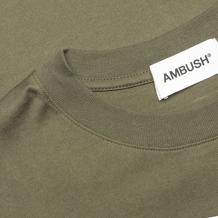 Ambush New Waist Pocket T Shirt Dark Green