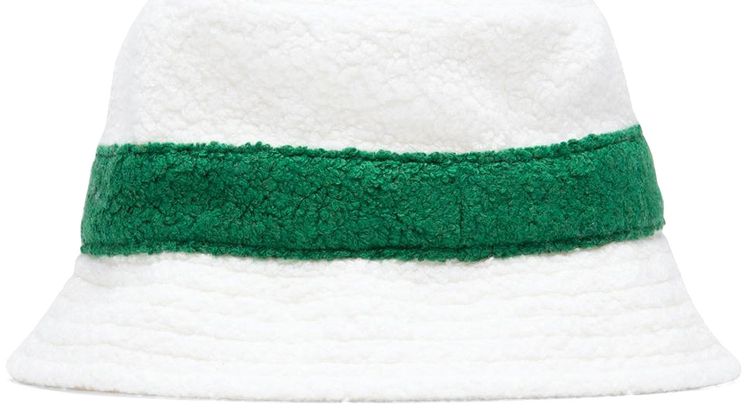 Casablanca Patch Bucket Hat Ecru