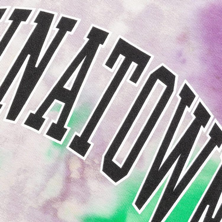 Chinatown Market Arc Left Sweatshorts Tie Dye Purple