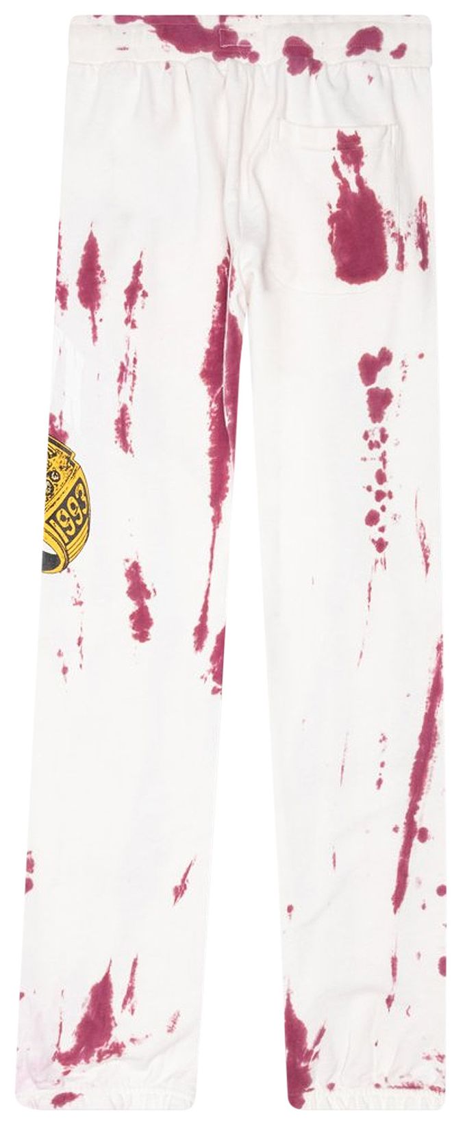 Chinatown Market Smiley Champions 3 Rings Tie Dye Sweatpants Red