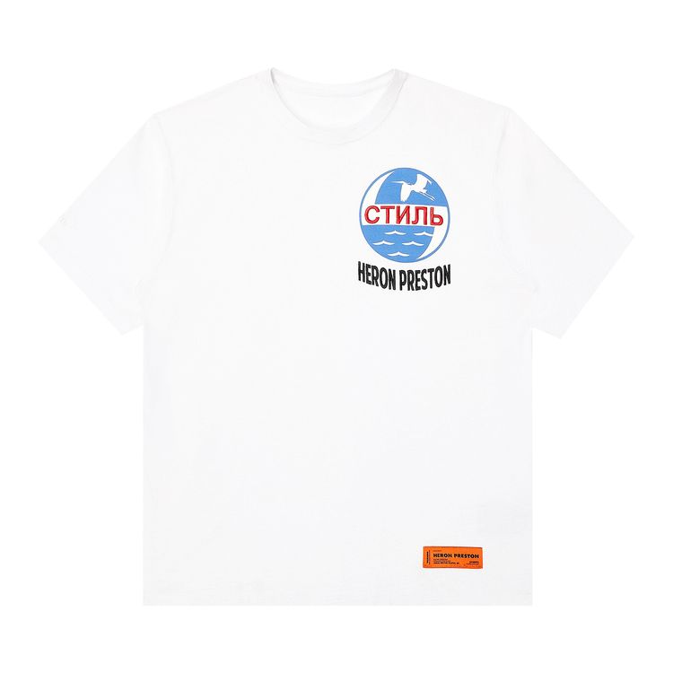Heron Preston CTNMB Inc Short Sleeve Tee WhiteBlack