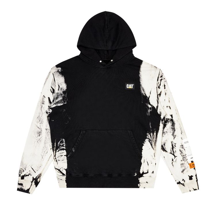 Heron Preston x CAT Hoodie Phantom White