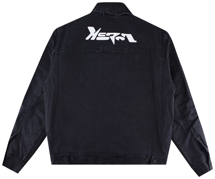 Heron Preston Canvas Zip Jacket Vintage Black