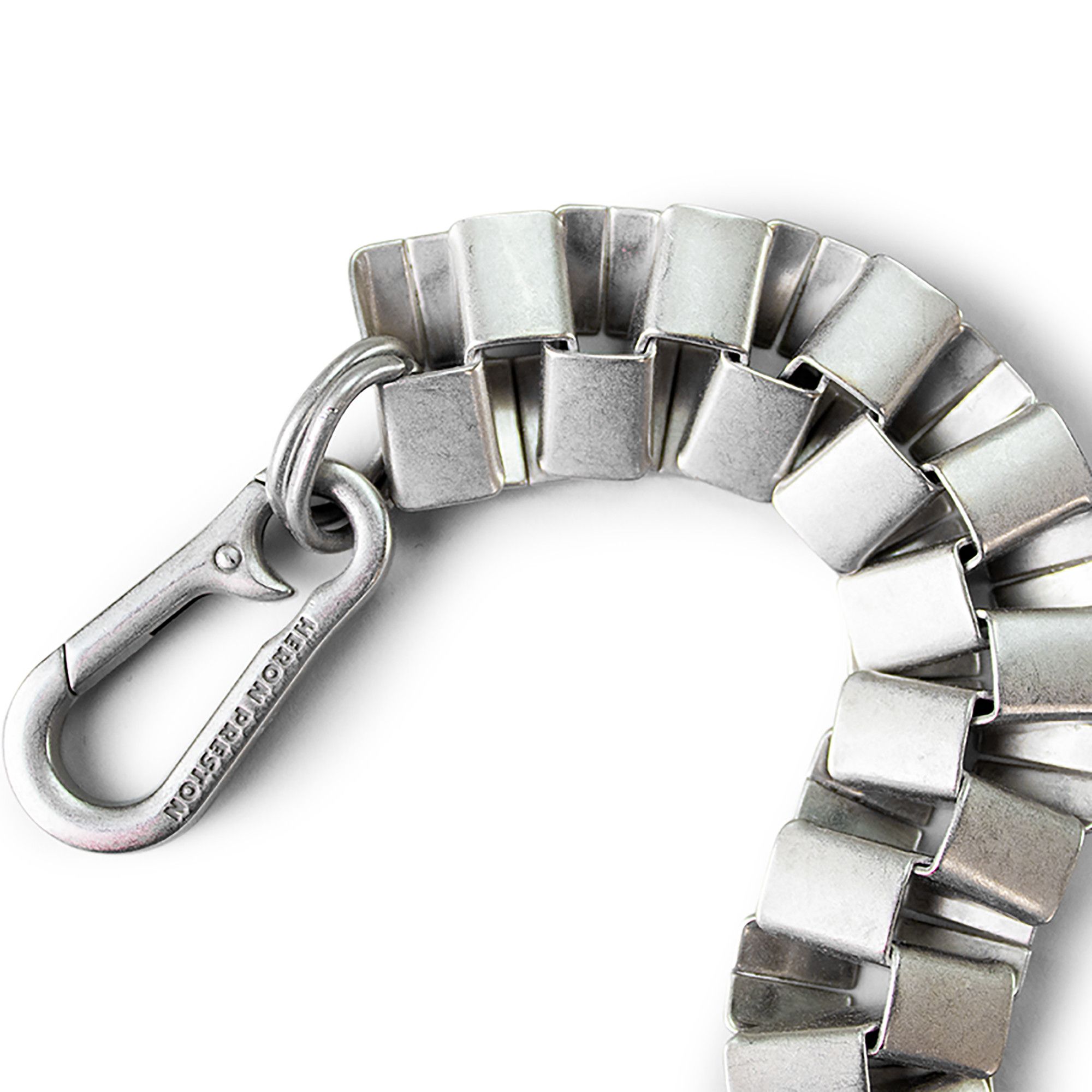 Buy Heron Preston Cubic Necklace 'Silver/Orange