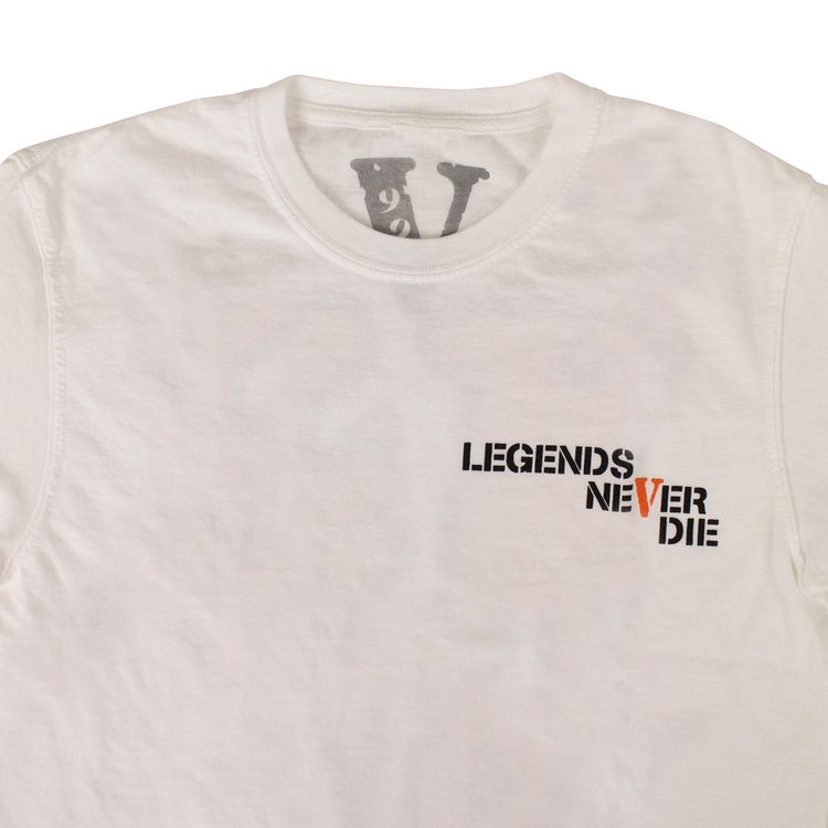 Vlone x Juice WRLD Butterfly Short Sleeve T Shirt White