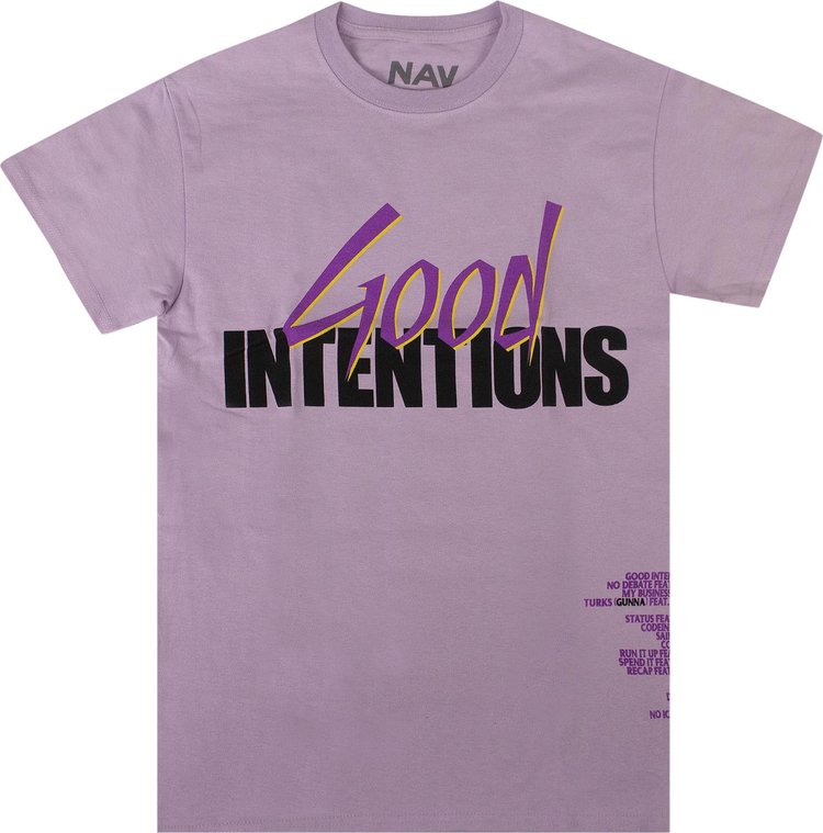 Vlone x Nav Doves Short-Sleeve T-Shirt 'Purple'