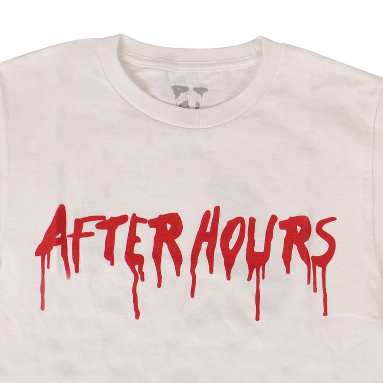 Vlone x The Weeknd After Hours Blood Drip T Shirt White