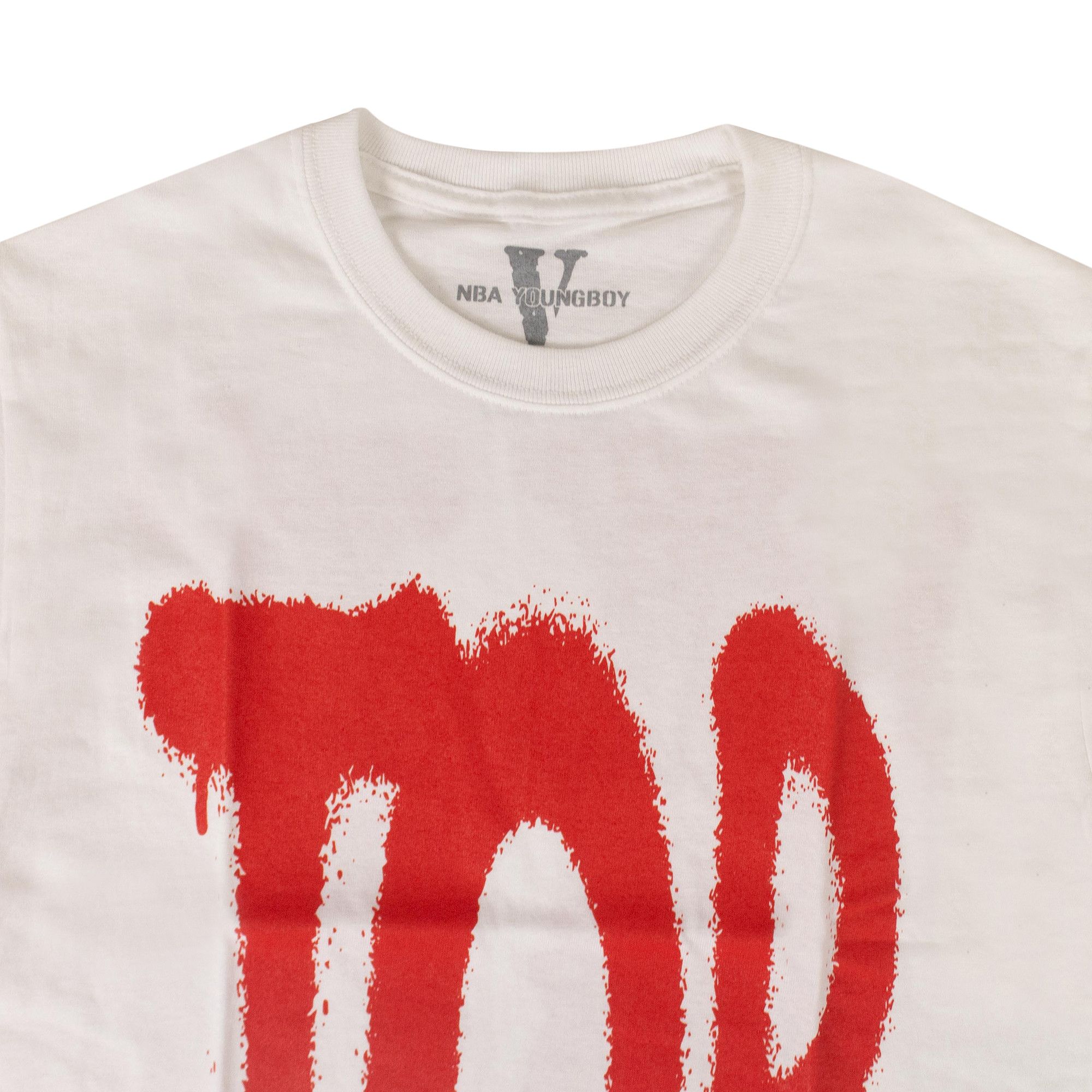 Buy Vlone x NBA Youngboy Top Short-Sleeve T-Shirt 'White' - 1020