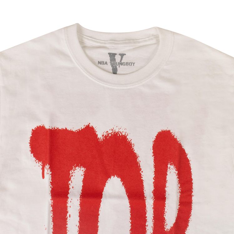 Vlone x NBA Youngboy Top Short Sleeve T Shirt White