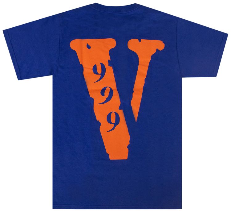 Vlone x Juice WRLD 999 Short Sleeve T Shirt Blue