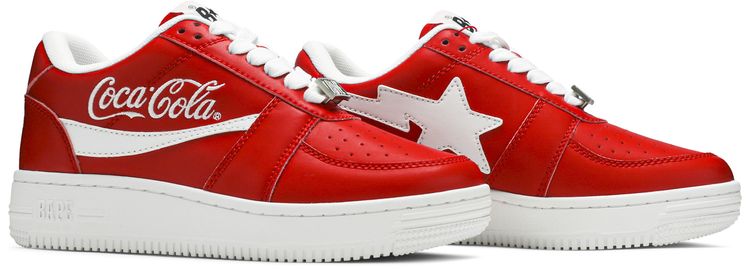 Coca Cola x Bapesta Low Red