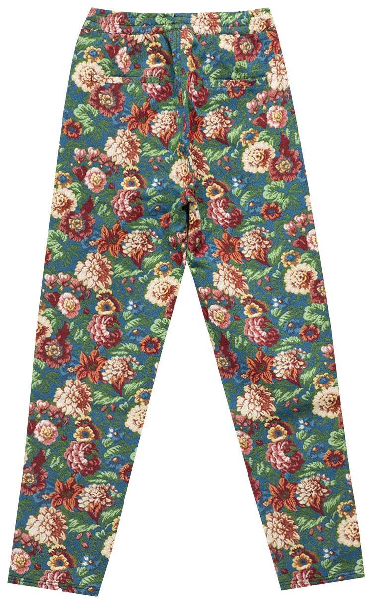Pleasures Studio Floral Beach Pant Blue
