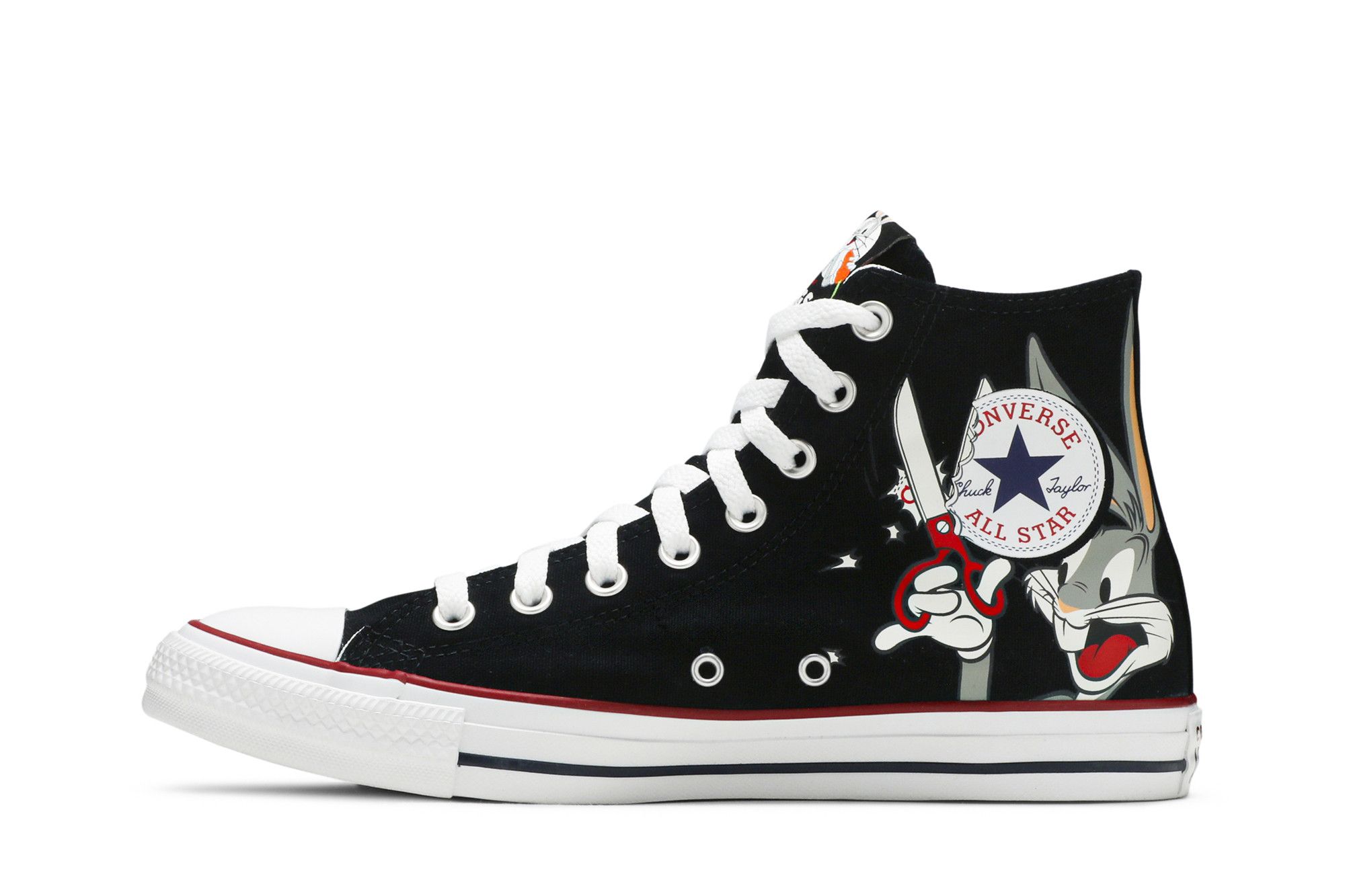 Buy Looney Tunes x Chuck Taylor All Star High 80th Anniversary Bugs Bunny s Mischief 169225F GOAT UK