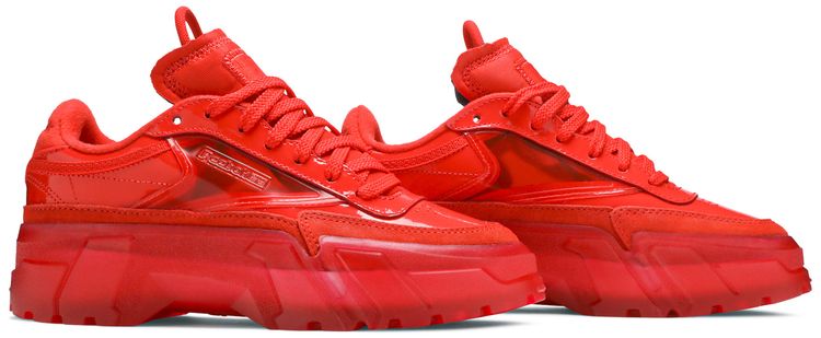 Cardi B x Reebok Club C J Red Clear