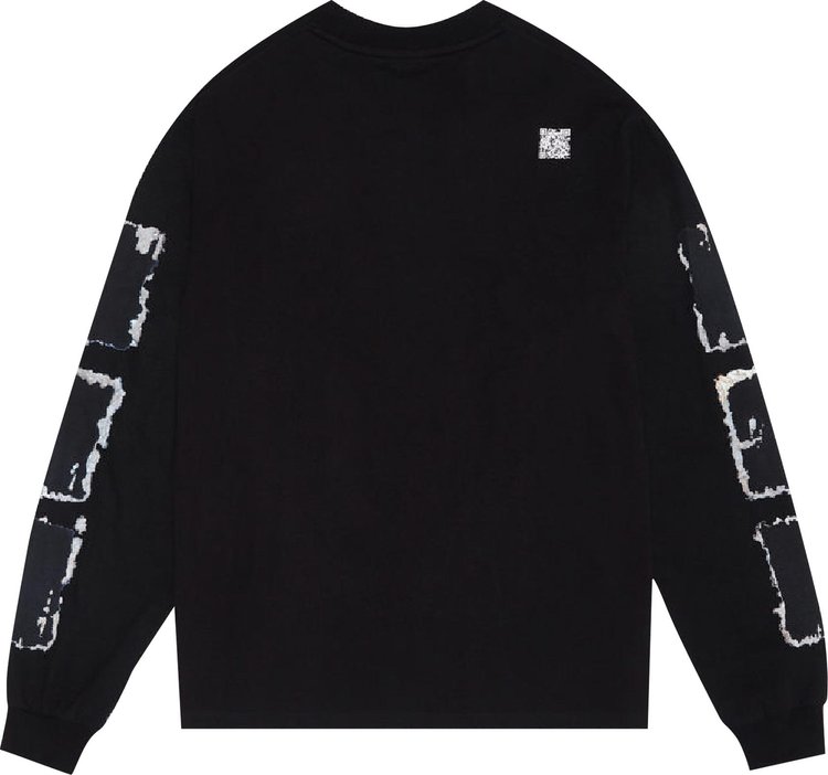 Iise Burnt Hanji Long Sleeve Black