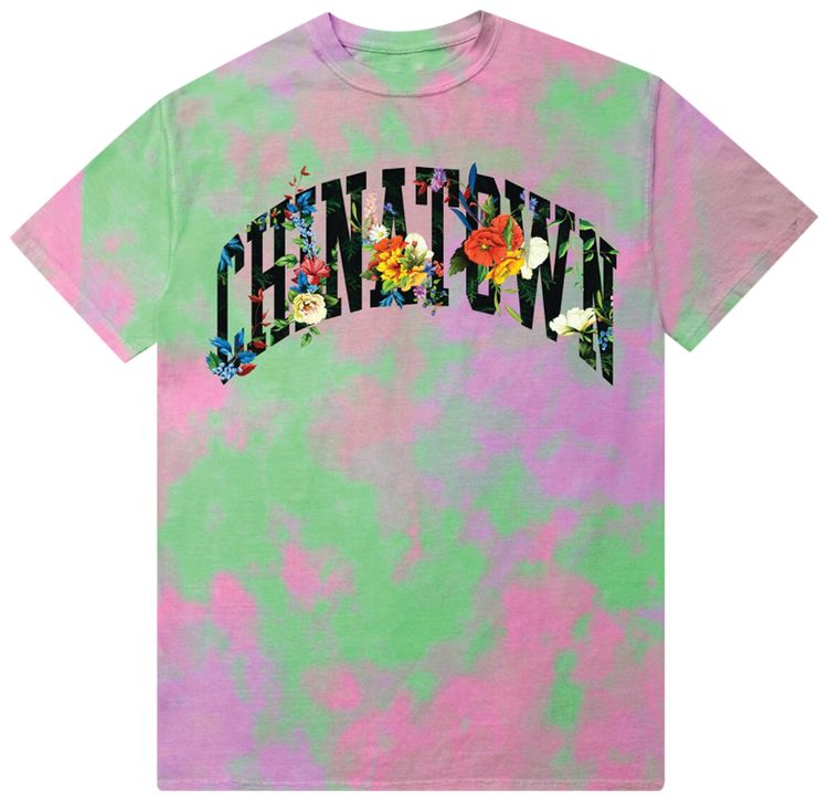 Chinatown Market Flower Arc T Shirt Tie Dye