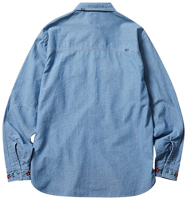 Liberaiders Peace Chambray Shirt Blue