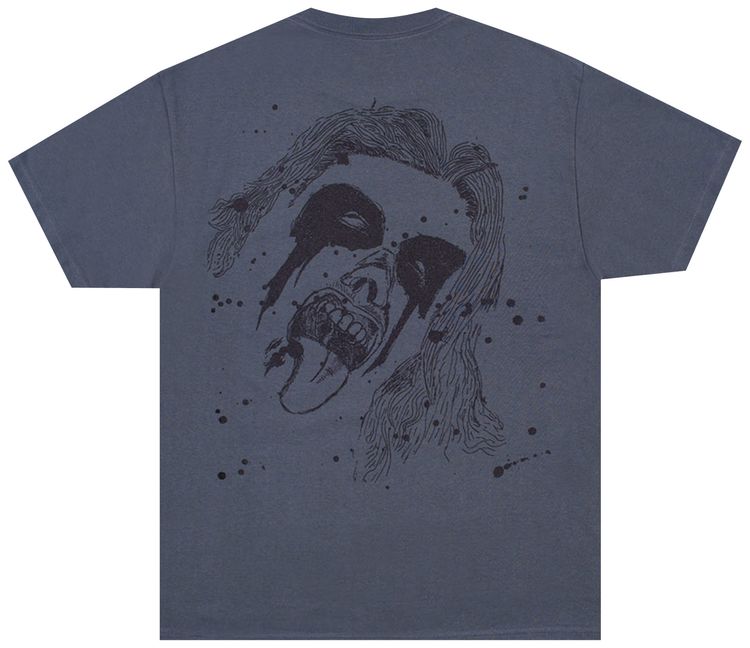 Pleasures God Bless T Shirt Charcoal