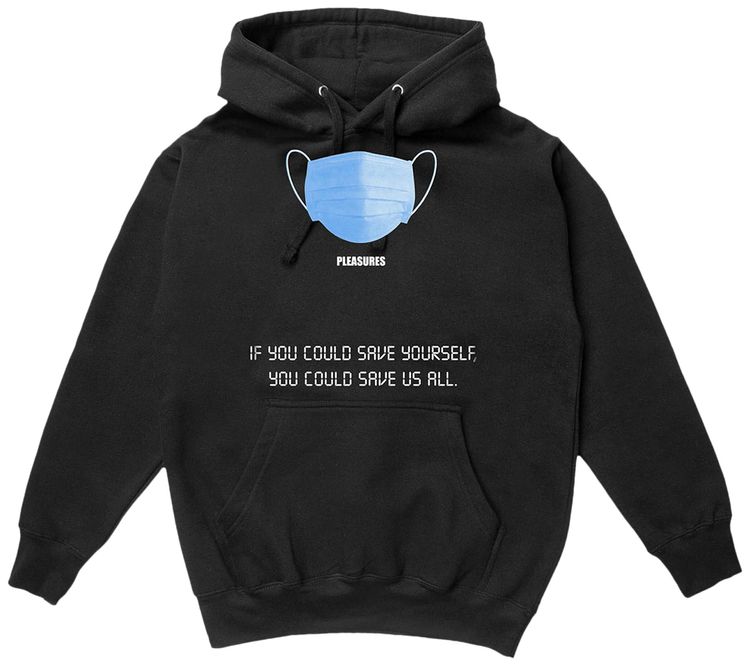 Pleasures Save Yourself T Shirt Black