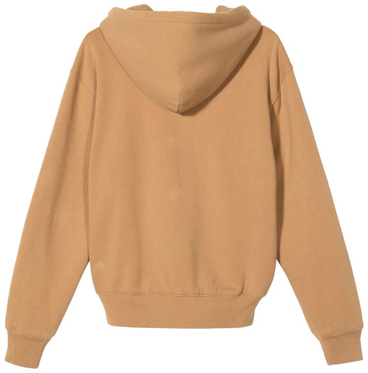 Stussy Thermal Zip Hoodie Brown