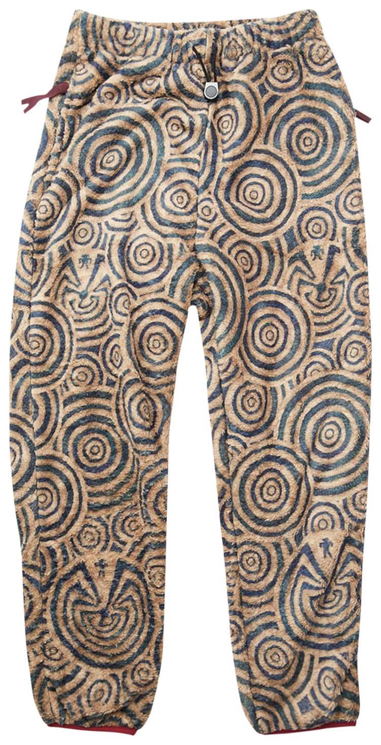 Kapital Maze Fleece Easy Pants Beige