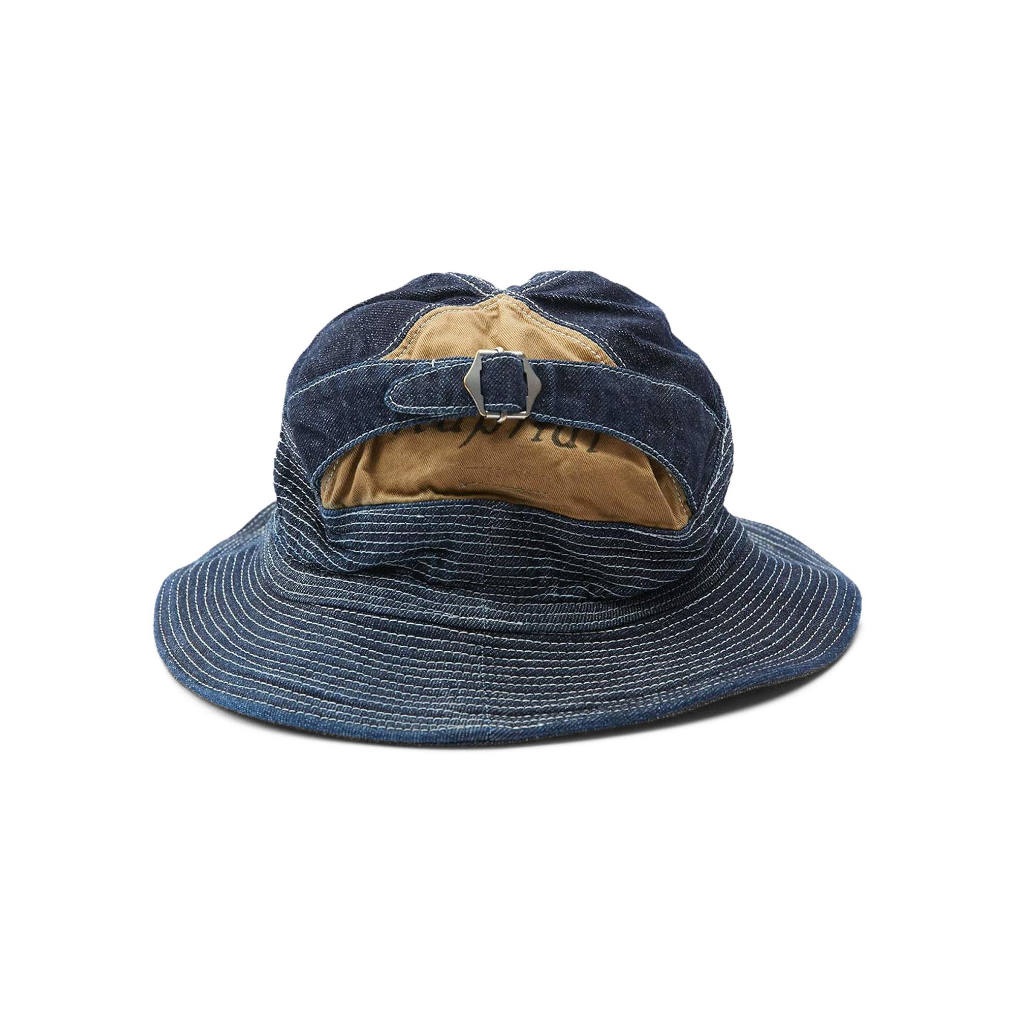Kapital 12oz denim ハット 荒々しく