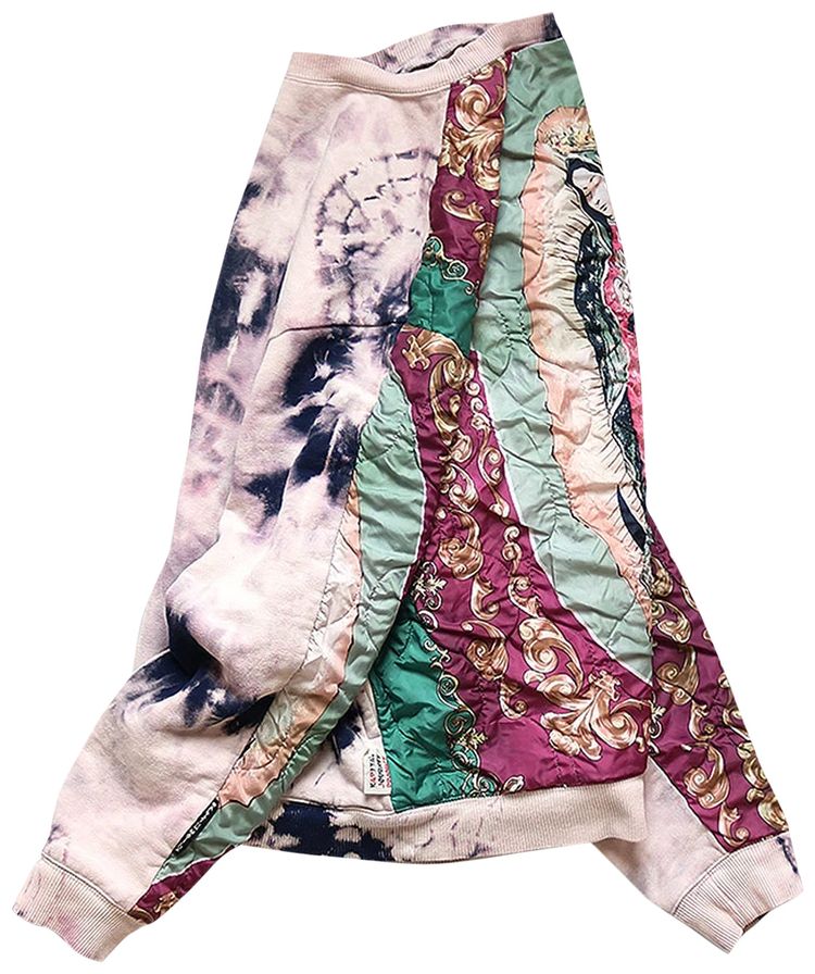 Kapital Fleece Knit Bivouac Big Sweater Virgin Mary Ashbury Dyed