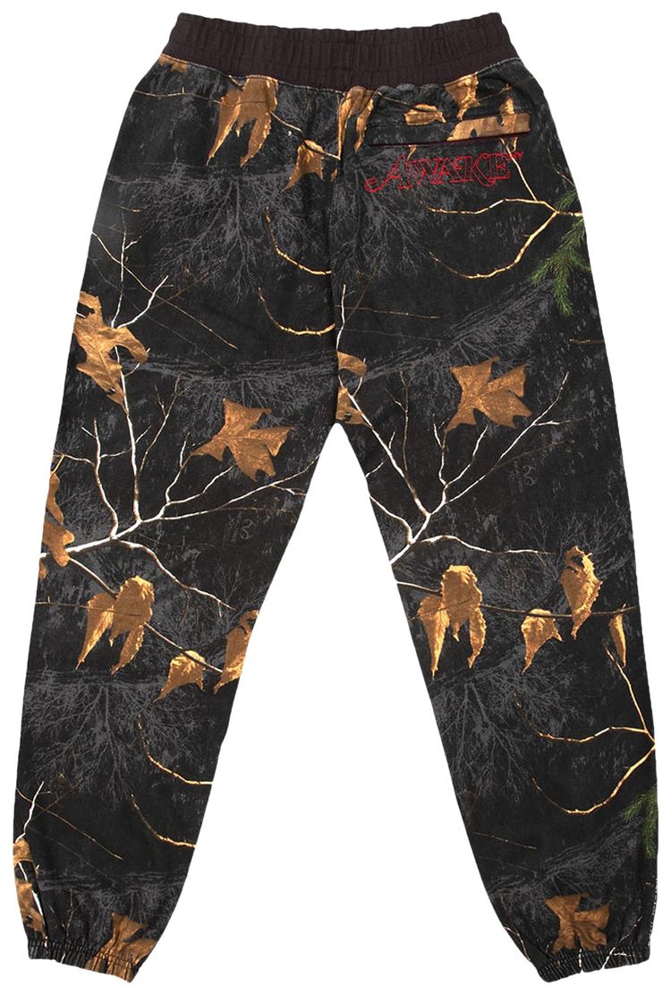 Awake NY Classic Outline Logo Embroidered Sweatpants Real Tree