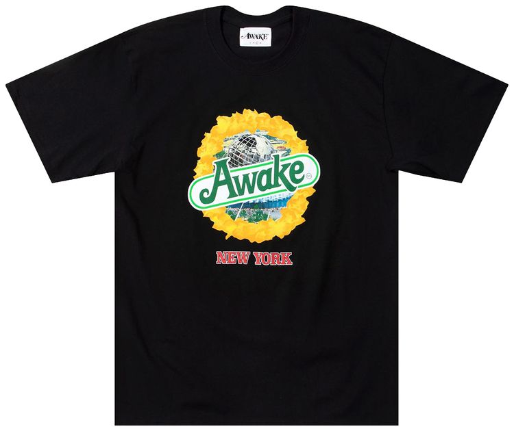 Awake NY Strawberry Kiwi Short Sleeve Tee Black