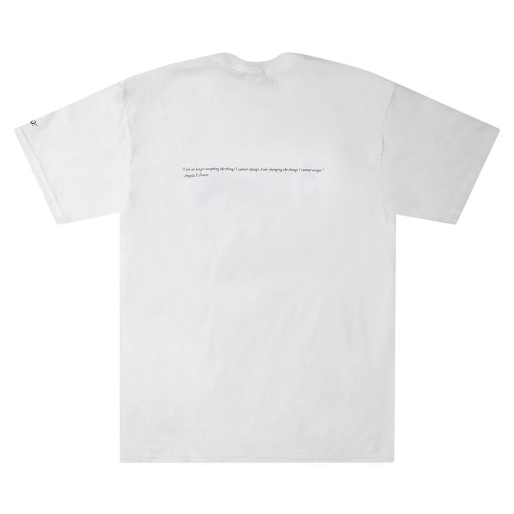Awake NY Angela Davis Short Sleeve Tee White