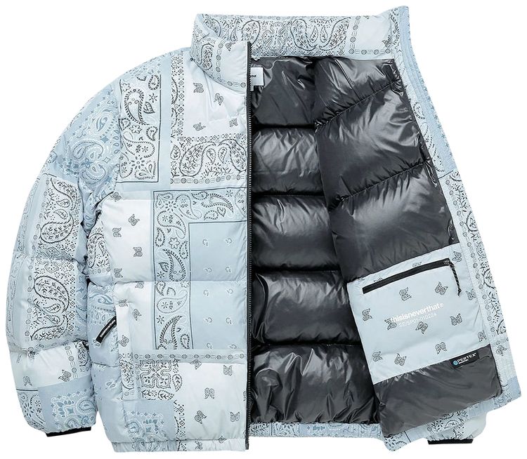 thisisneverthat Pertex T Down Jacket Bandana Grey
